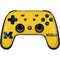 University of Michigan M Logo Yellow Google Stadia Controller Skin
